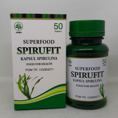 Kapsul SPIRULINA SUPERFOOD SPIRUFIT