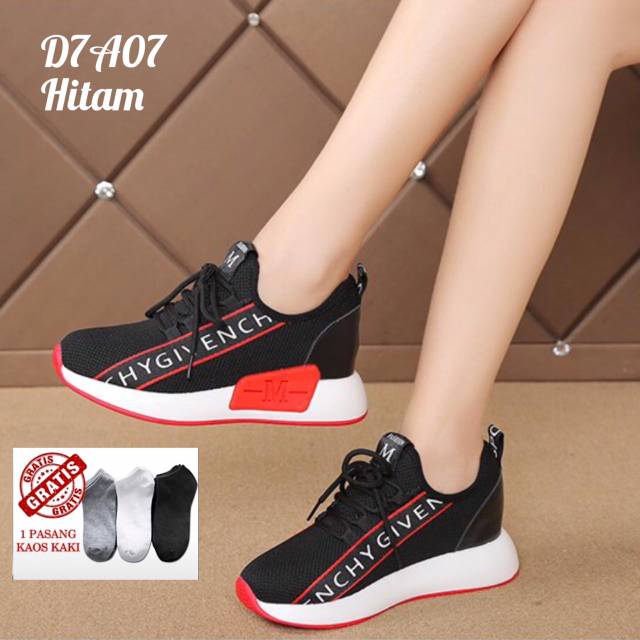 SEPATU WEDGES WANITA IMPOR KOREA D7A08