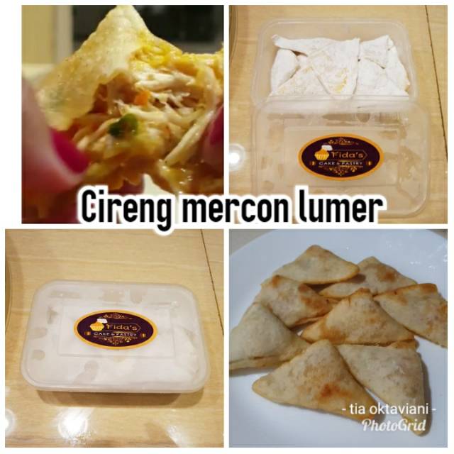 

Cireng isi ayam mercon