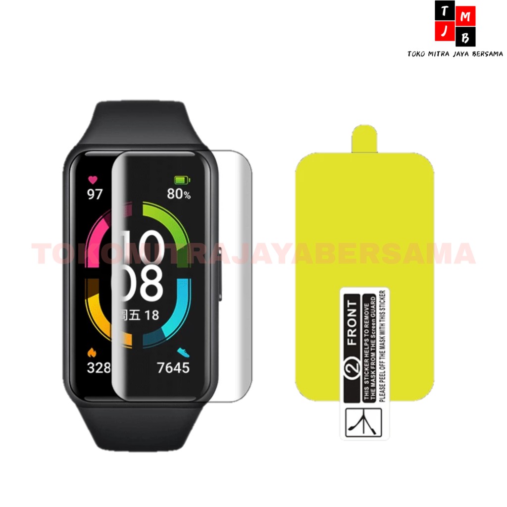 SOFT ANTI GORES HUAWEI HONOR BAND 6 SCREEN PROTECTOR SOFT FILM PELINDUNG LAYAR