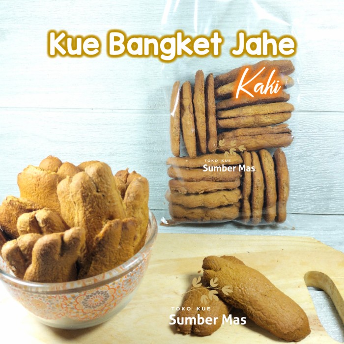 KUE BANGKET JAHE KAKI - 170 GRAM - 10RB