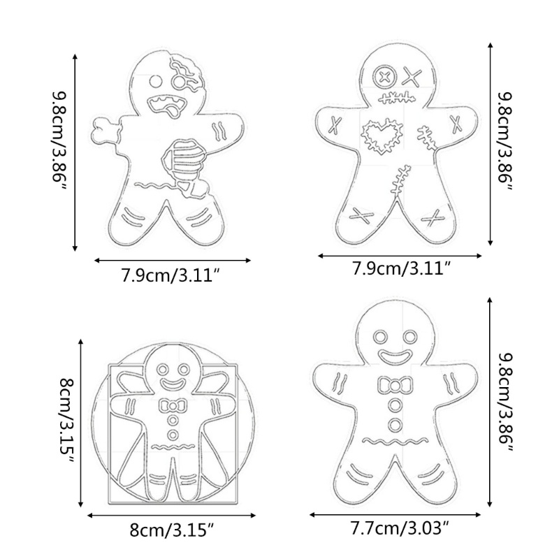 Zzz Cetakan Kue / Biskuit DIY Bahan Plastik