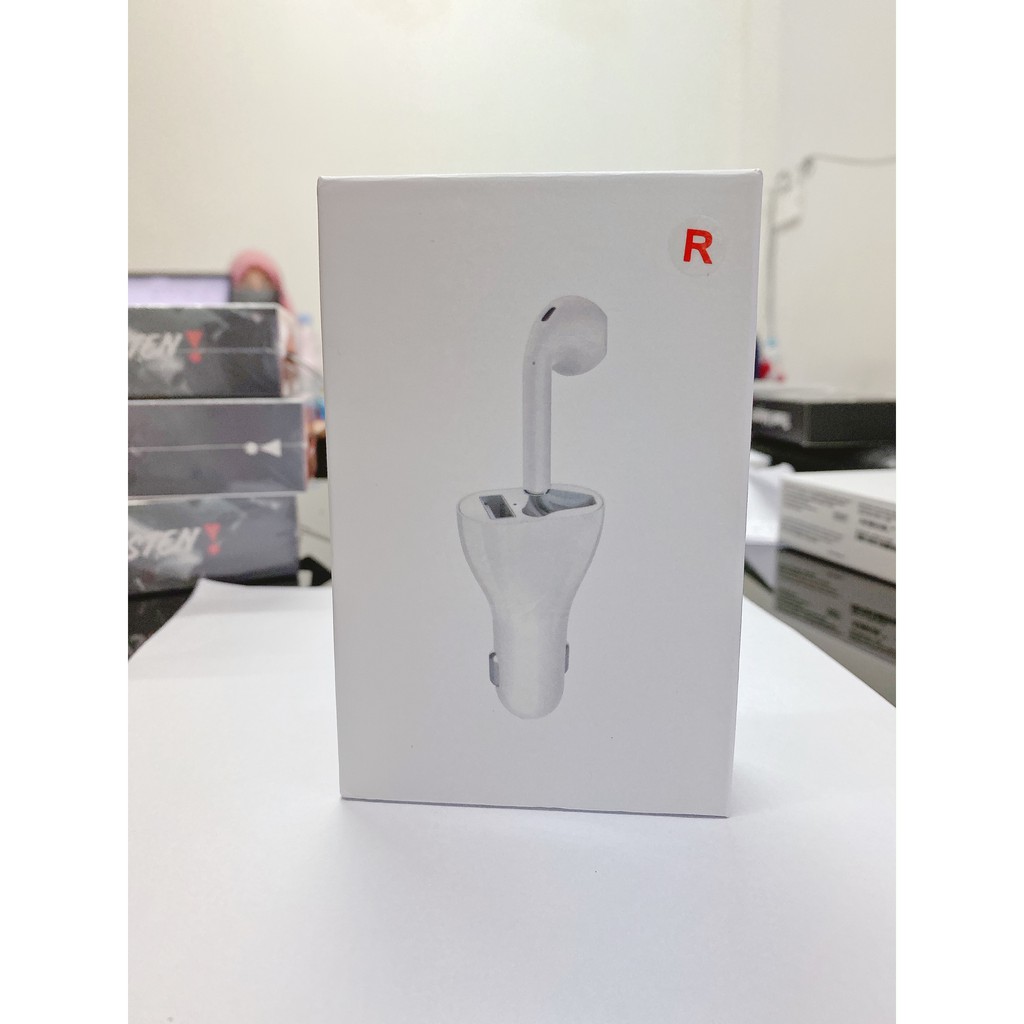 【33LV.ID】Car charger + headset earphone 2in1 in bluetooth wireless headset rv1