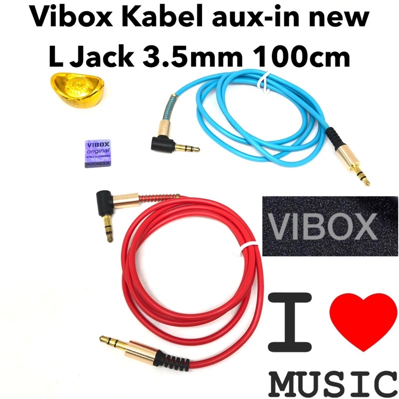 Ready Vibox Kabel Aux in New L Javk 3.5mm 100cm