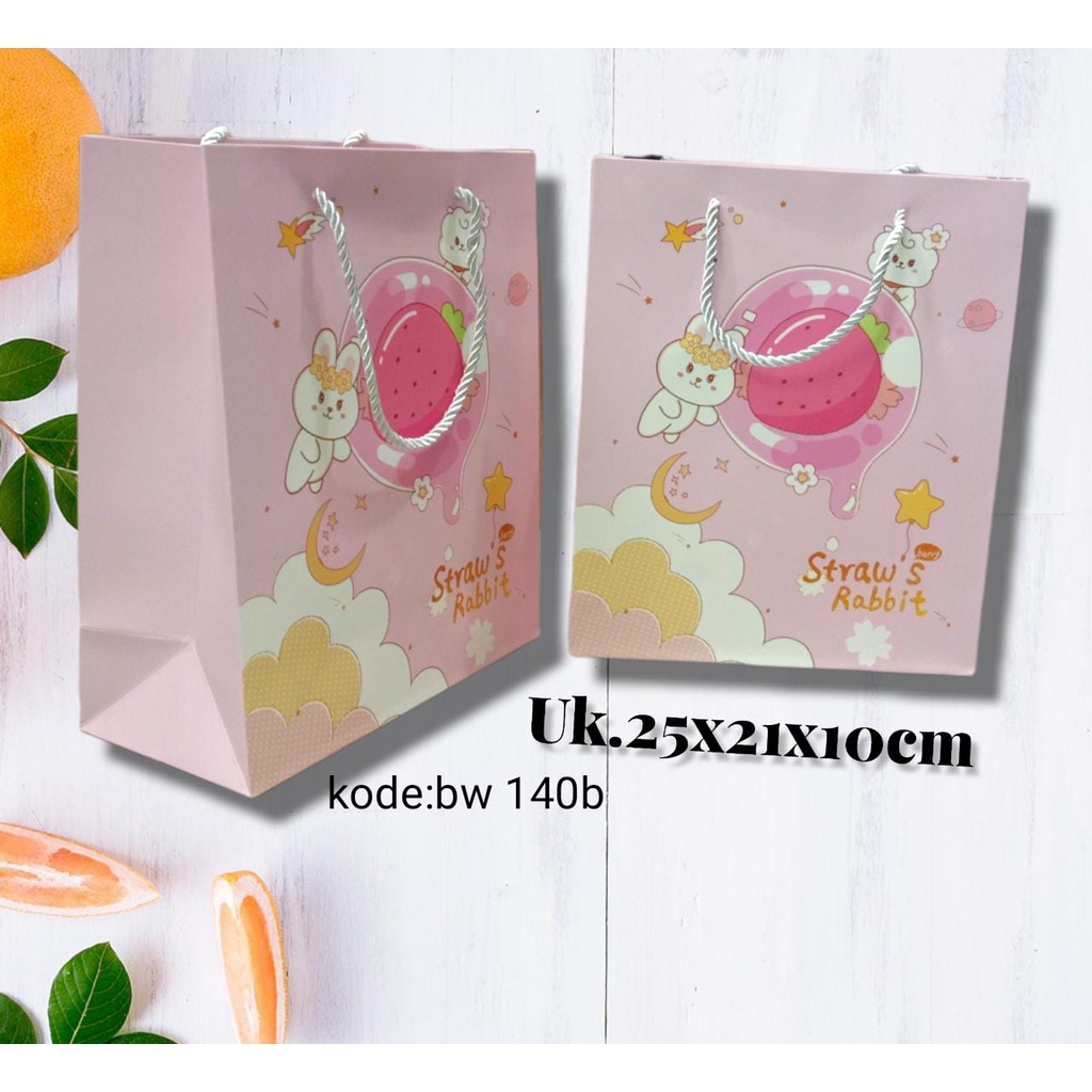 [ HARGA SATUAN ] PAPPER BAG PAPPERBAG KADO TAS ULTAH ULANG TAHUN MOTIF-140 B
