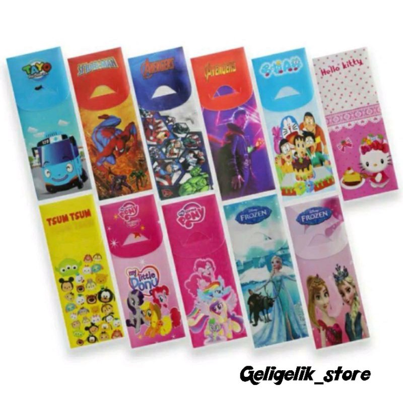 

TEMPAT PENSIL RAKIT/ KOTAK PENSIL RAKIT KARAKTER/ KOTAK PENSIL MIKA LIPAT