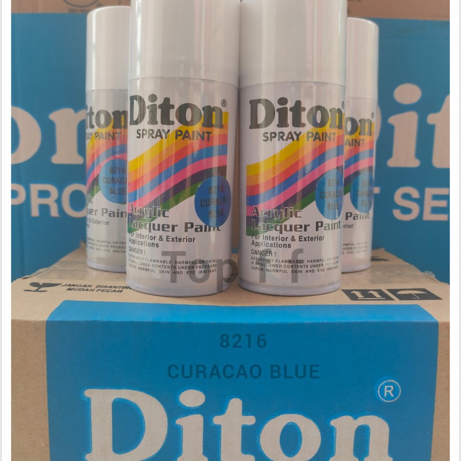 pilox cat semprot diton *8216 CURACAO BLUE*/ BIRU METALIK 150cc