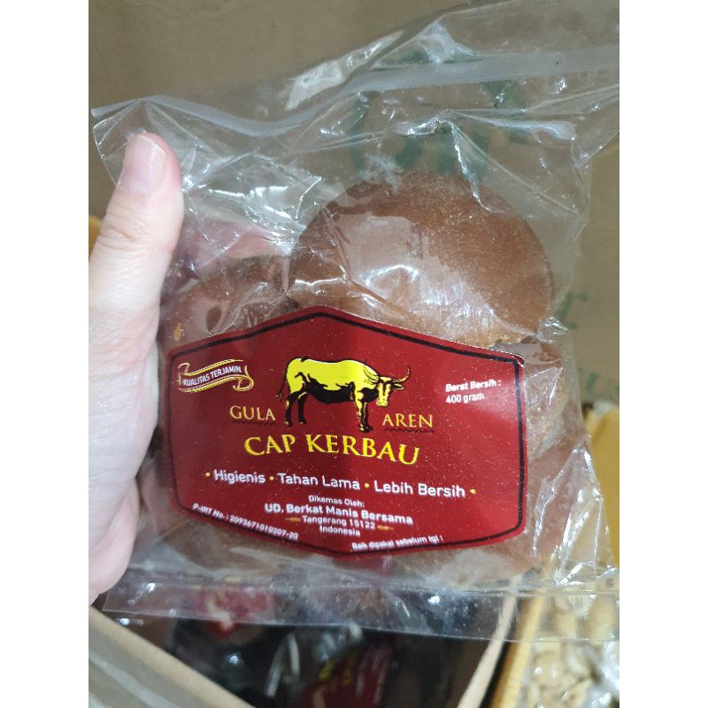 

gula aren cap kerbau 400gram
