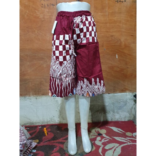 Celana Kulot Batik Dan Bunga / Pendek 7/8 Dewasa Fit to L s/d XL Bahan Katun Stretch-Motif 5