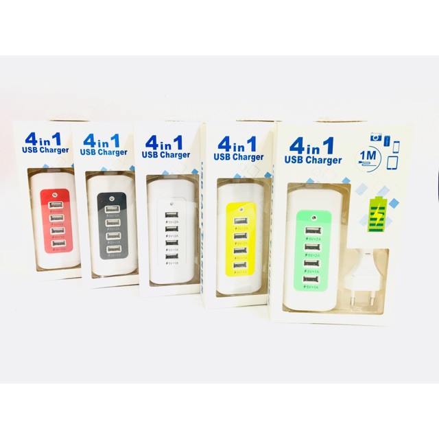Termurah Usb charger 4in1 4port
