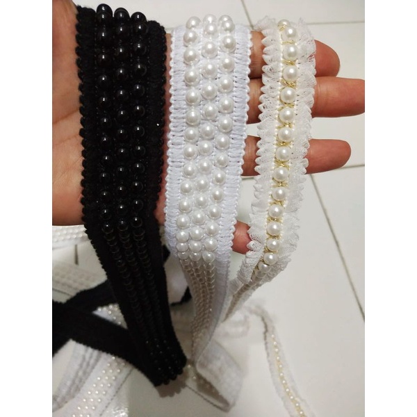 Renda tile mutiara 450cm