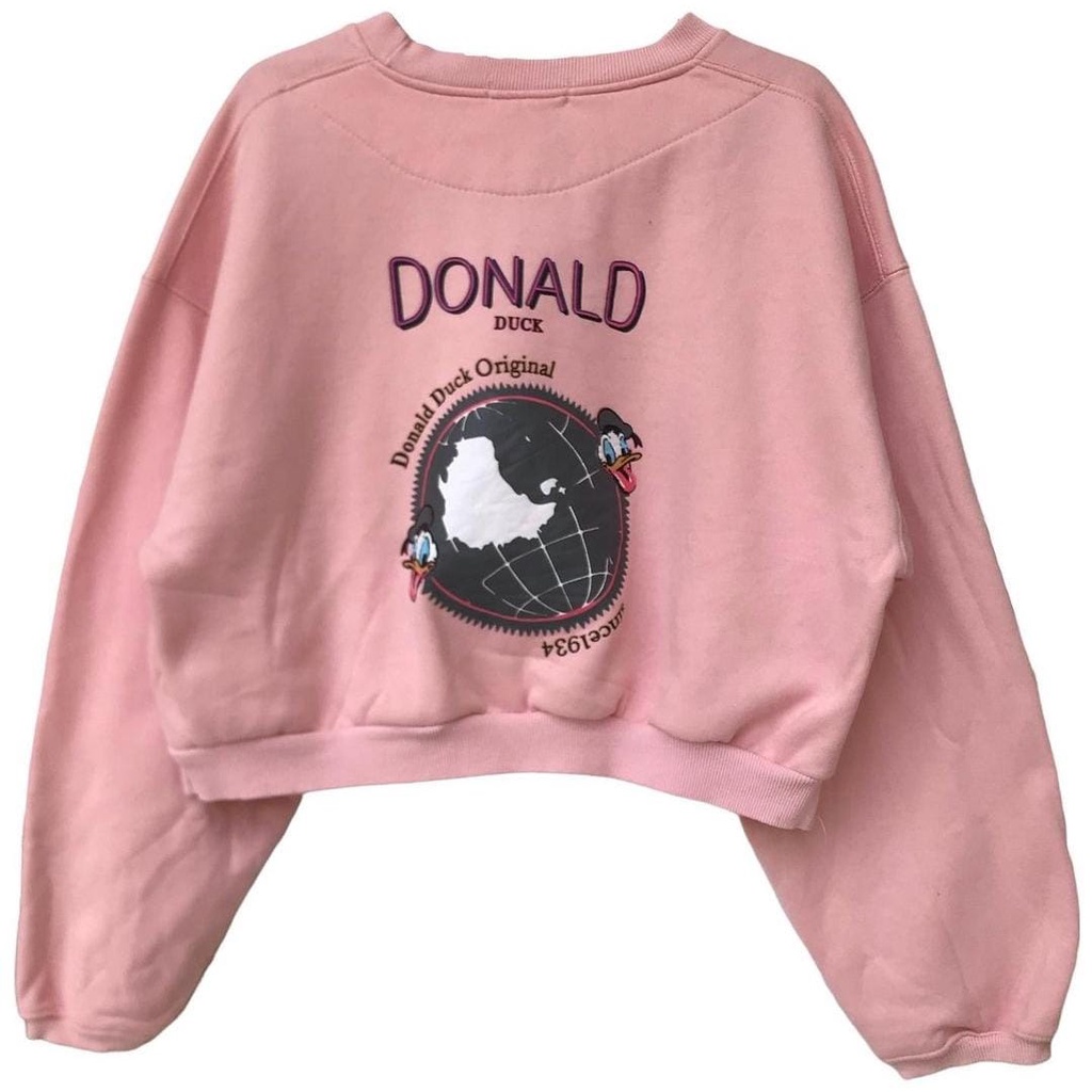 ORDINARY PEOPLE || DONALD SWEATER CROPTOP (IC)