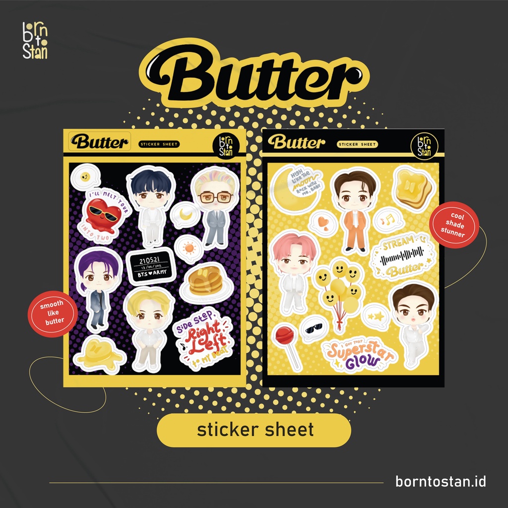 

Butter Sticker Sheet [Born To Stan]