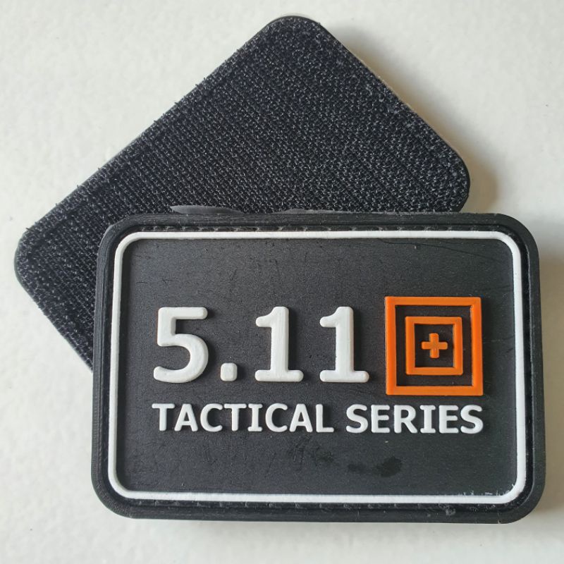 PATCH RUBBER LOGO LIMA SEBELAS TACTICAL/TEMPELAN EMBLEM KARET VELCRO