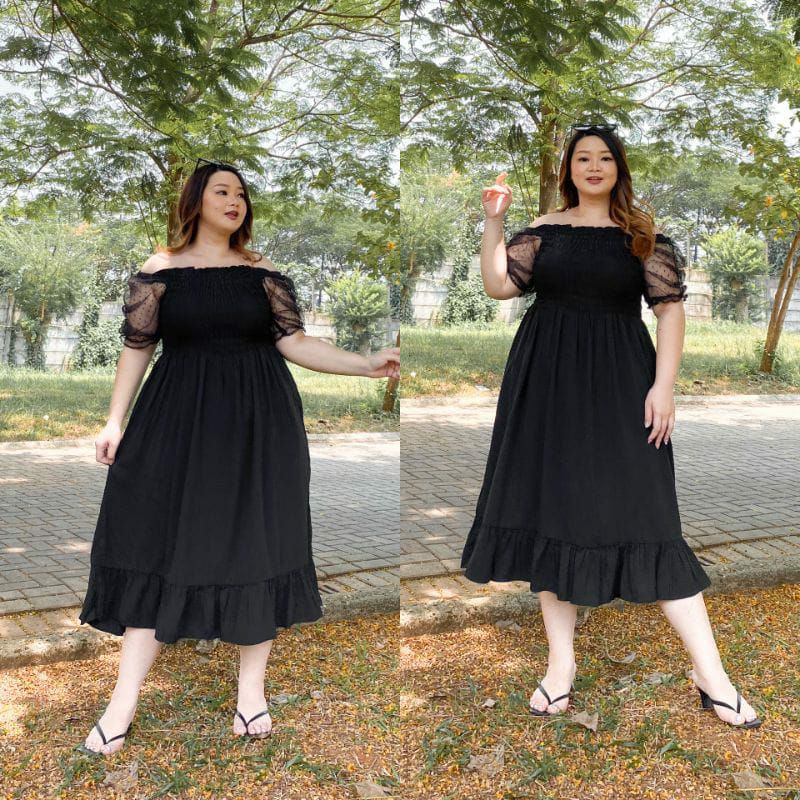 DRESS YAYA JUMBO MURAH/DRESS BIG SIZE SABRINA