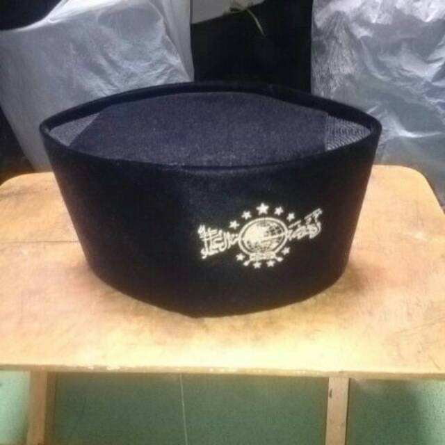 Songkok/peci ac logo NU tinggi 12cm