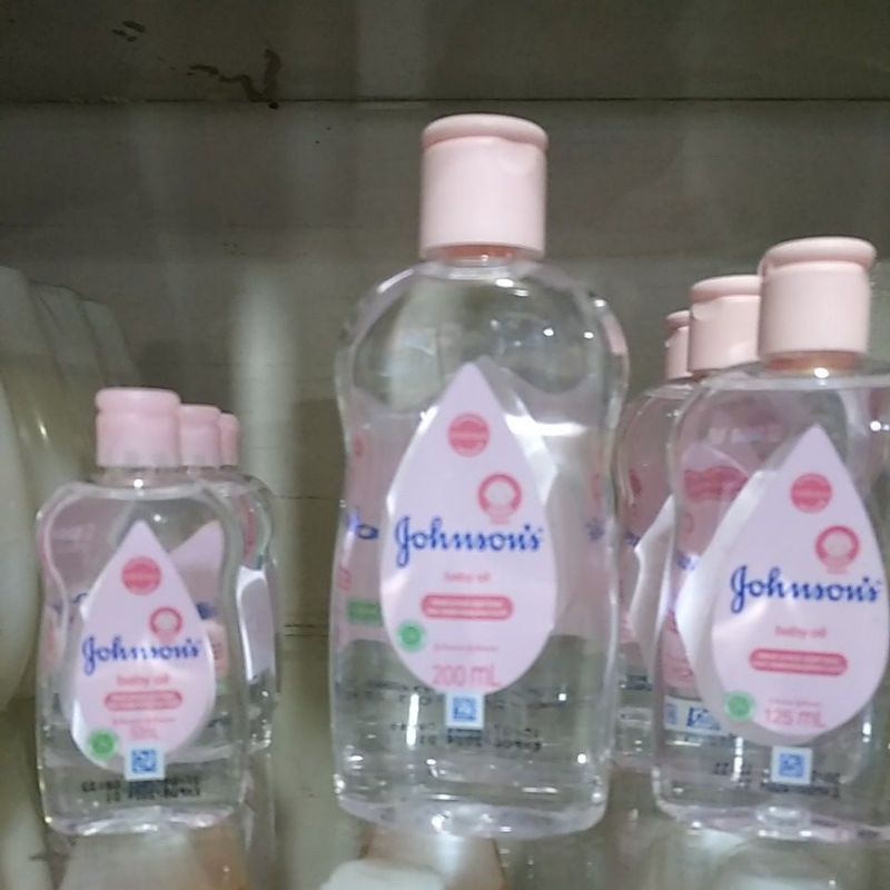 johnsons baby oil 50 125 200ml