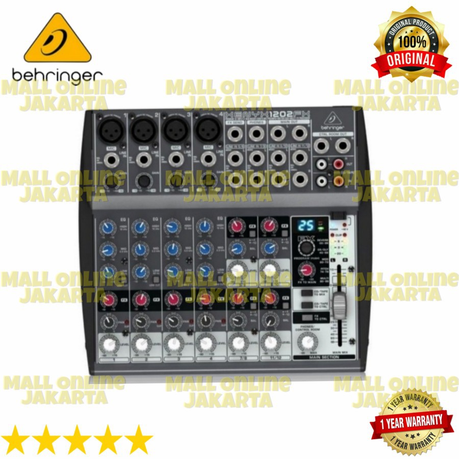 Mixer audio BEHRINGER XENYX 1202FX Original 1202 FX