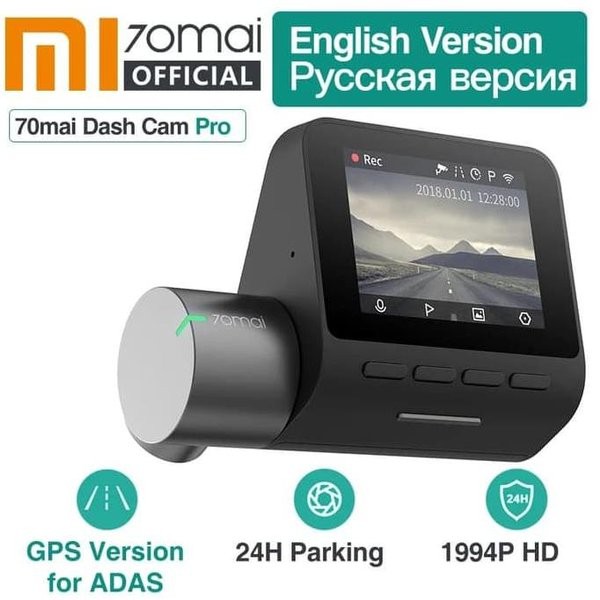 Xiaomi 70mai International Version Dash Cam Pro [1944P/ Original] Camera Mobil
