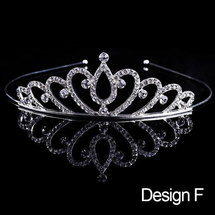 Wanita Mahkota Korea Fashion Berlian Women Jewerly Crown SJ002 (VHJKT)