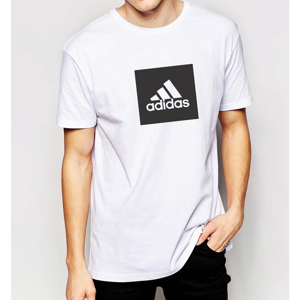 Kaos Adidas Premium Brand Distro Baju COTTON COMBED 30S kaos pria wanita Tshirt Murah Keren R1