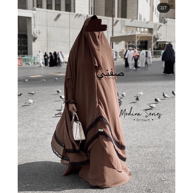 preloved gamis bysofni medina series / baju second syari by sofni