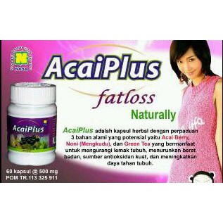 AcaiPlus Nasa Original - Pelangsing Tubuh - Herbal Pelangsing Alami - Produk Asli Nasa