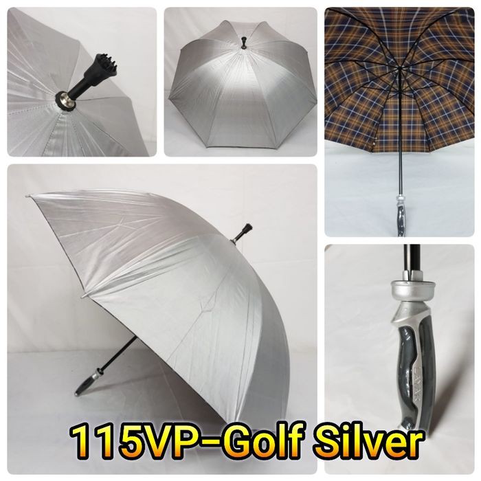 PAYUNG GOLF SILVER 16JARI JUMBO LAYAR