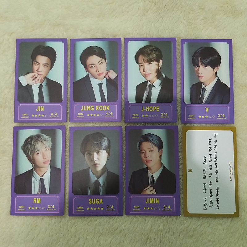 PHOTOCARD BTS BANG BANG CON