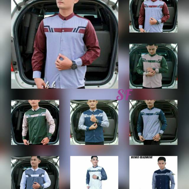 Baju koko hadroh motif terbaru /seragam hadroh