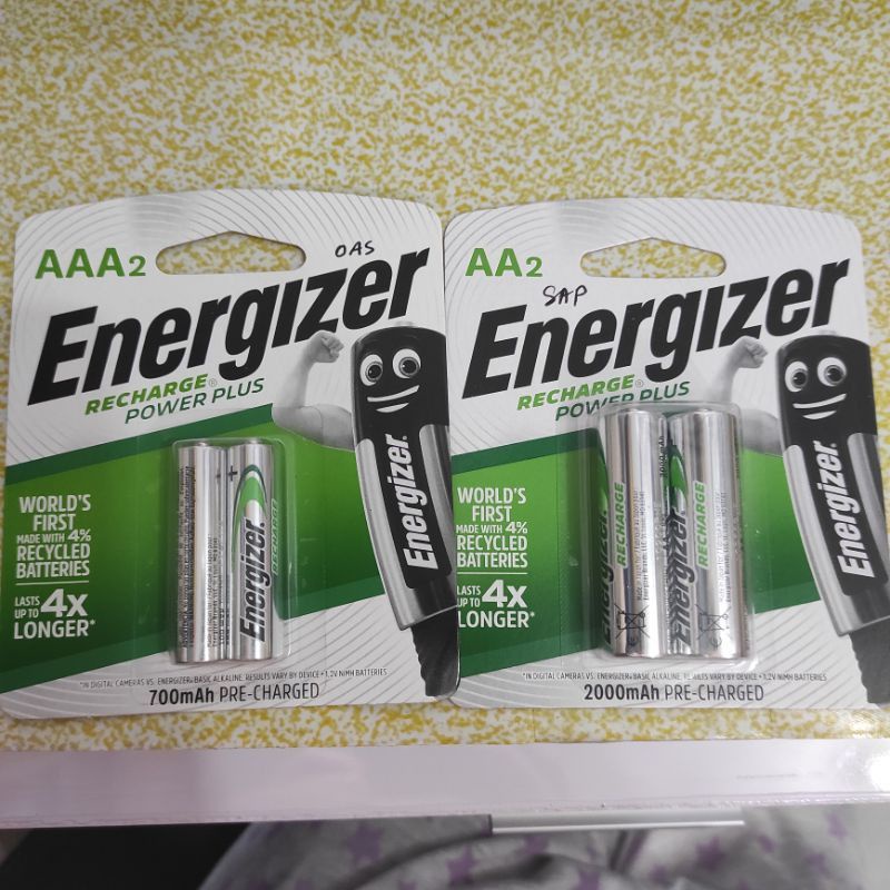 Baterai cas Energizer AA & AAA / Recharge Power Plus
