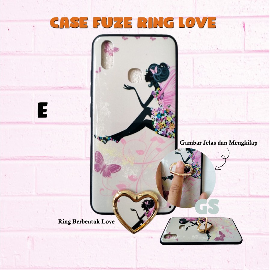 casing hp Case import F9 Realme 2 pro  Realme C1 Fuze GRATIS  Ring stand hp Love