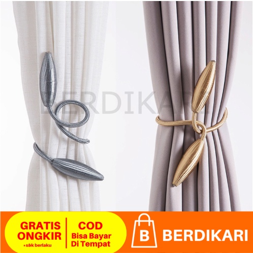 Tasel Tali Pengikat Gorden Multi Bentuk Flexible DIY