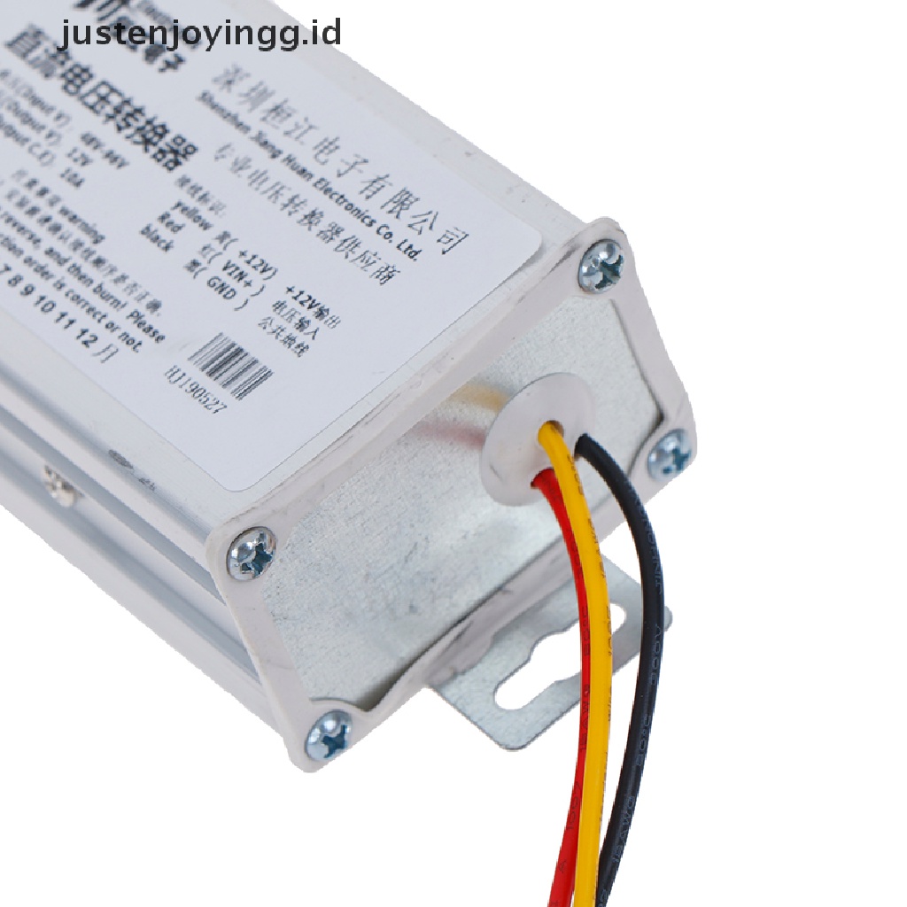 // justenjoyingg.id // DC 48V-96V To 12V-10A 120W Converter Adapter for Electric Car Battery ark ~