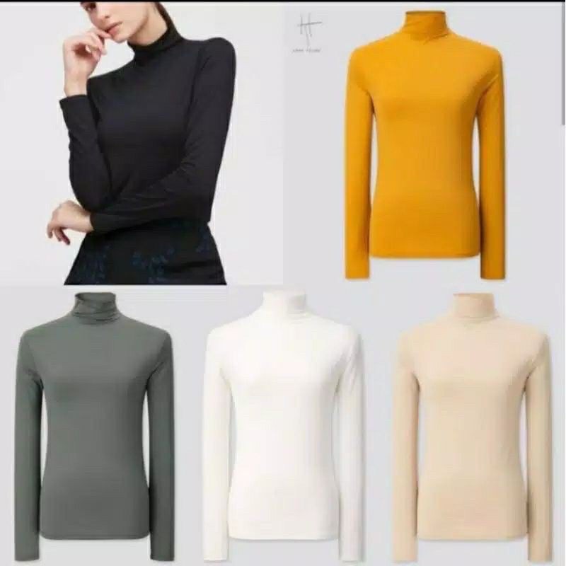 ( Original ) UNIQLO manset AIRISM Hana Tajima with UV kaos hijab
