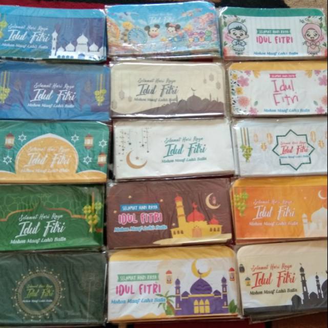 

Amplop lebaran per Pack isi 10