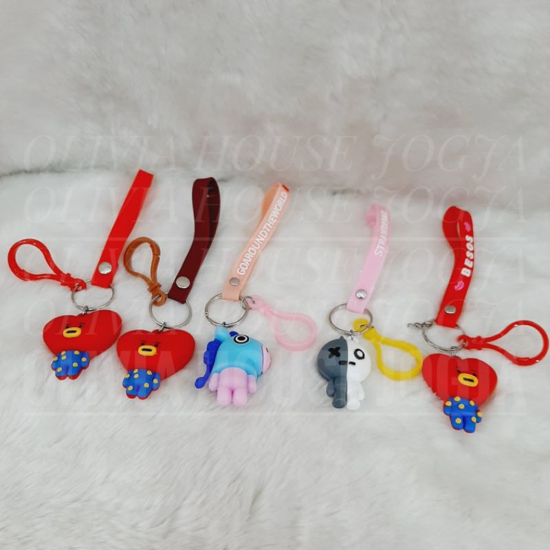 Gantungan Kunci Mang Tali Karet Gantungan Kunci  Van Tali Karet Gantungan Kunci Tata Tali Karet