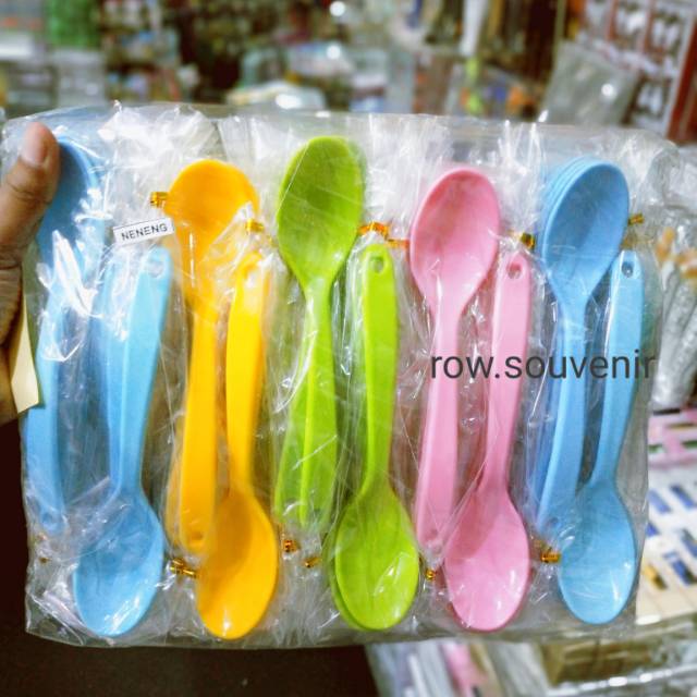 Row Souvenir Sendok Melamin Makan Sop Sup Bayi Warna Warni Lucu Imut Murah I 87115528 1698882458