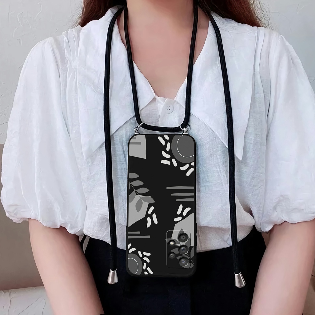 Sling Case Macaron Softcase Tali (UV14) Samsung A33 A13 A14 A73 A53 A23 A32 A52 A52S A72 A22 4G A22 5G A12 M12 A02S A03S A03 CORE A71 A51 A10 M10 A11 M11 A20 A30 A30S A50 A50S A21S A20S