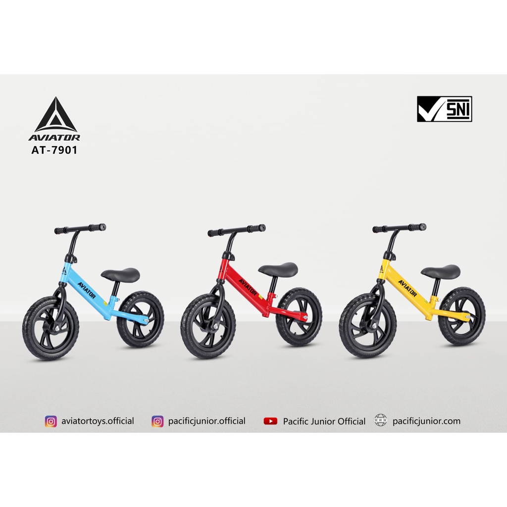 Sepeda Anak Balance Bike Anak Aviator AT-7901