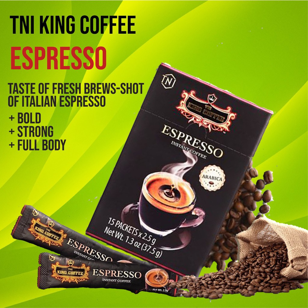 

Kopi Vietnam King Coffee Espresso Instant isi 15 sachet