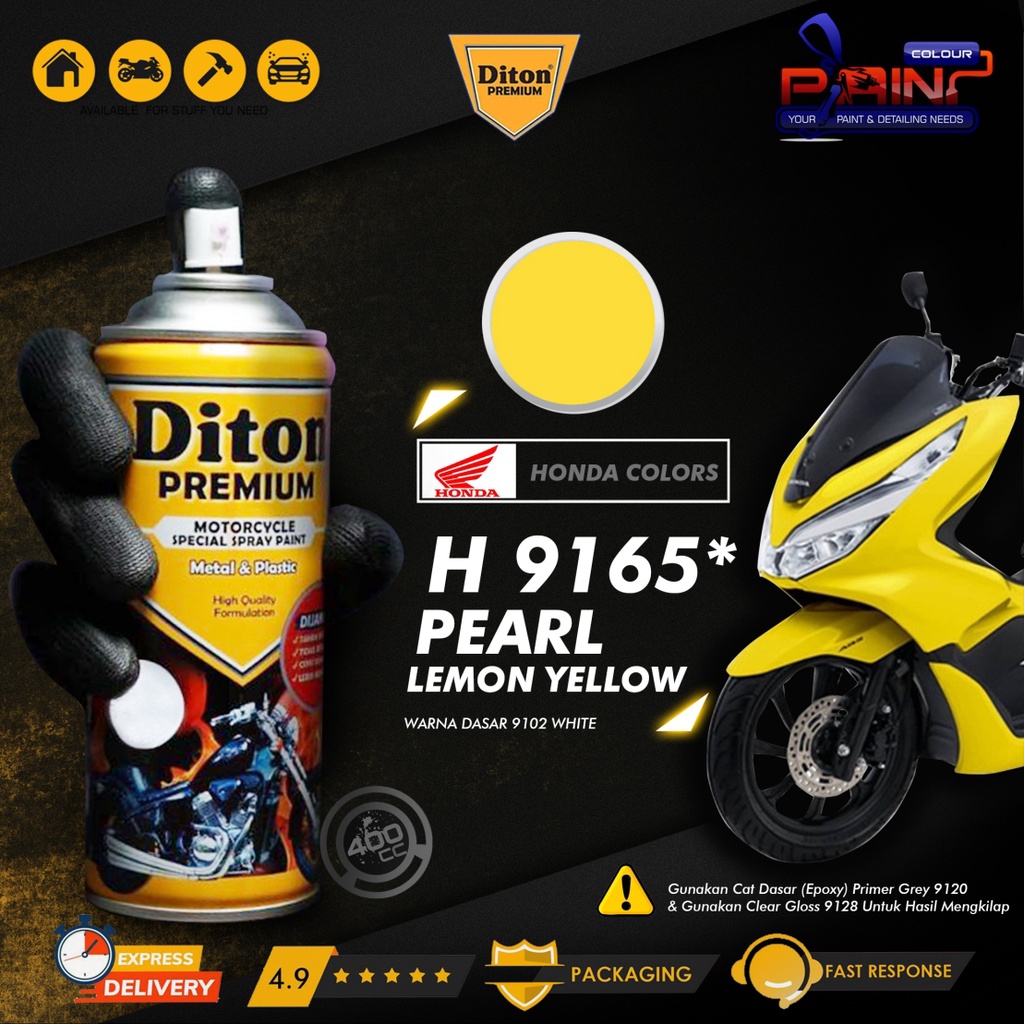 Diton PREMIUM 9165* Pearl Lemon Yellow Cat Semprot