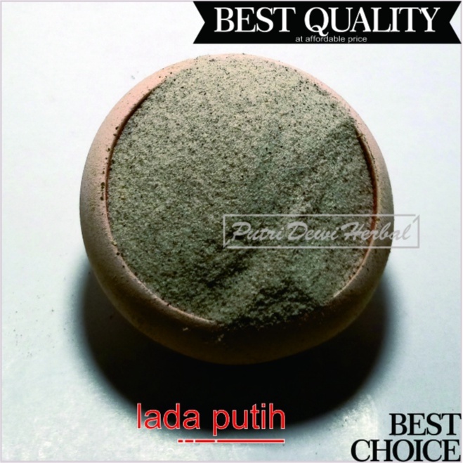 

Lada Putih Bubuk 50 Gram - Sahang Serbuk | Piper Nigrum - Whitepepper Berry Powder