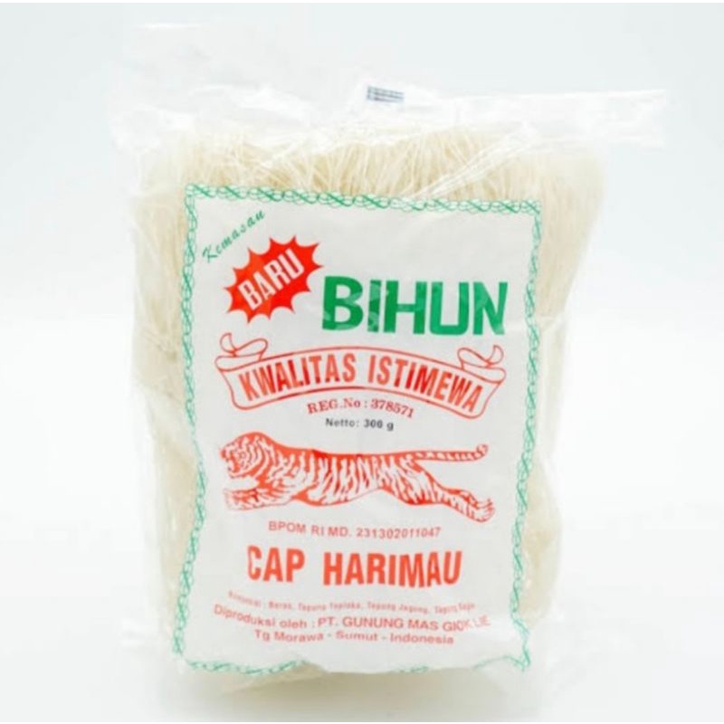 

Tiger brand Bihun harimau Biehun Medan mihun mie putih 300 gr