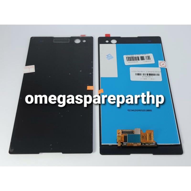 LCD+TS SONY C3 HITAM /XPERIA C3/C2502/D2502