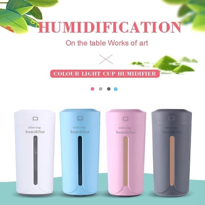 Pelembab Udara Ruangan Humidifier Light Cup