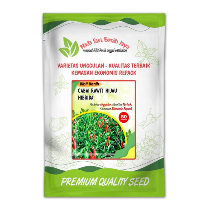 Nada fast benih jaya - Benih cabe rawit hijau hibrida pelita - bibit sayuran cabe rawit