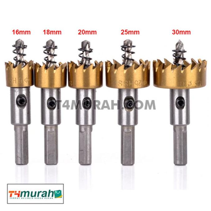 Hole Saw Besi Set Mata Bor Pelubang Besi