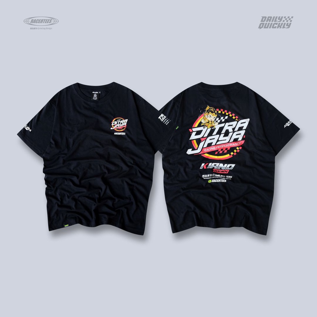 [HOT] RACERTEES Kaos Team Ditrajaya#10 Hitam