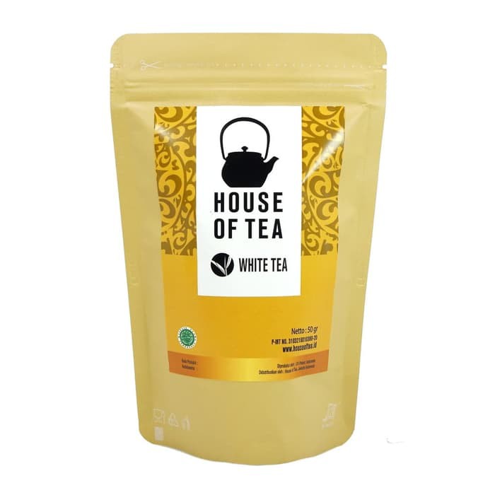 

House Of Tea - White Tea Kemasan Pouch 50gr